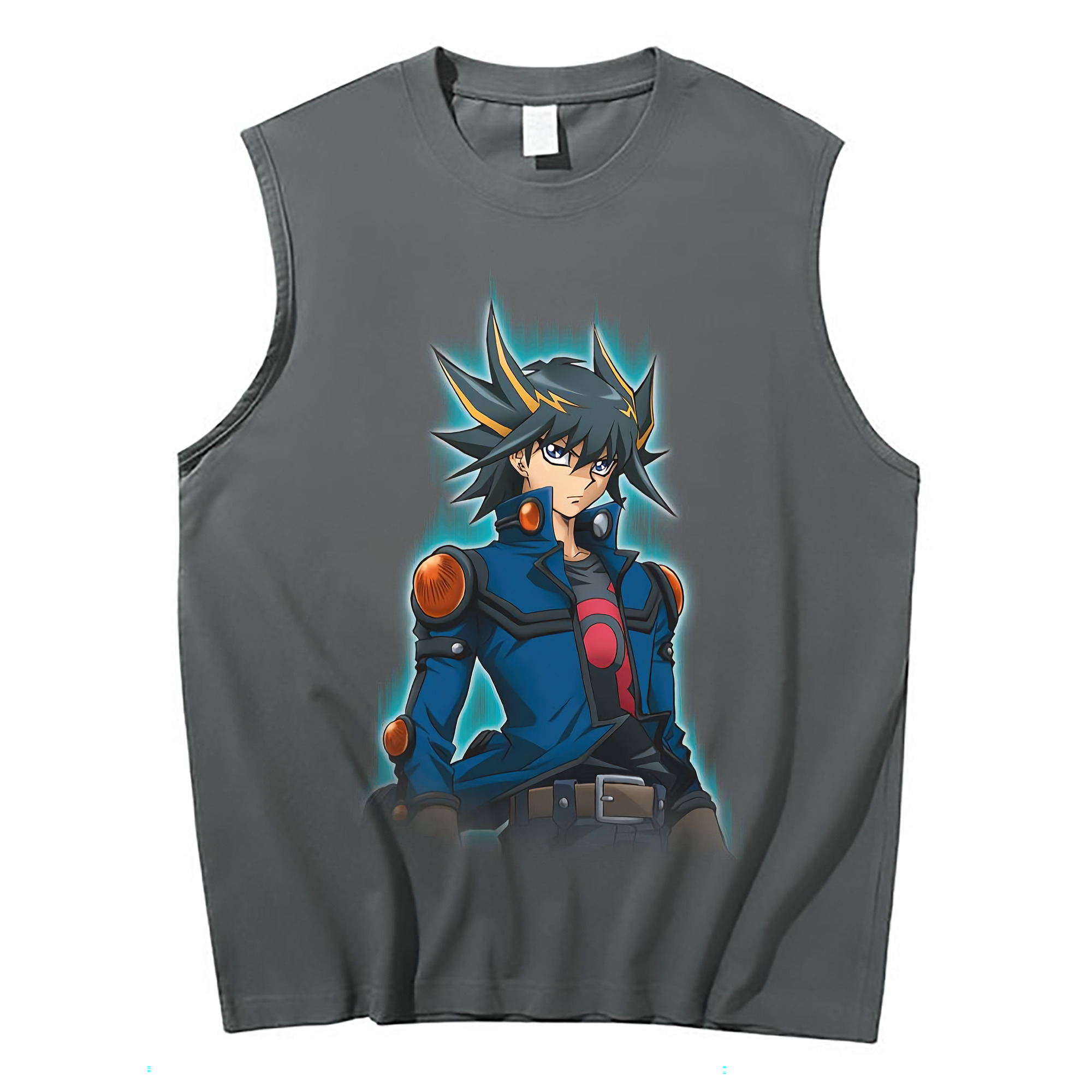 （画像用） 遊☆戯☆王 Yu-Gi-Oh! コットン100％タンクトップ（フロントプリント）